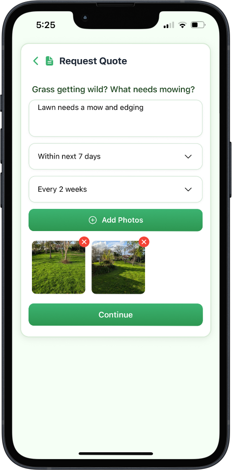 Easy booking and scheduling